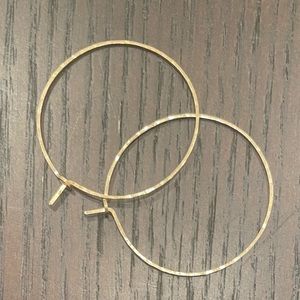 Catbird Big Hoop Dream Earrings, Yellow Gold (pair)